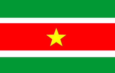 Suriname - national flag
