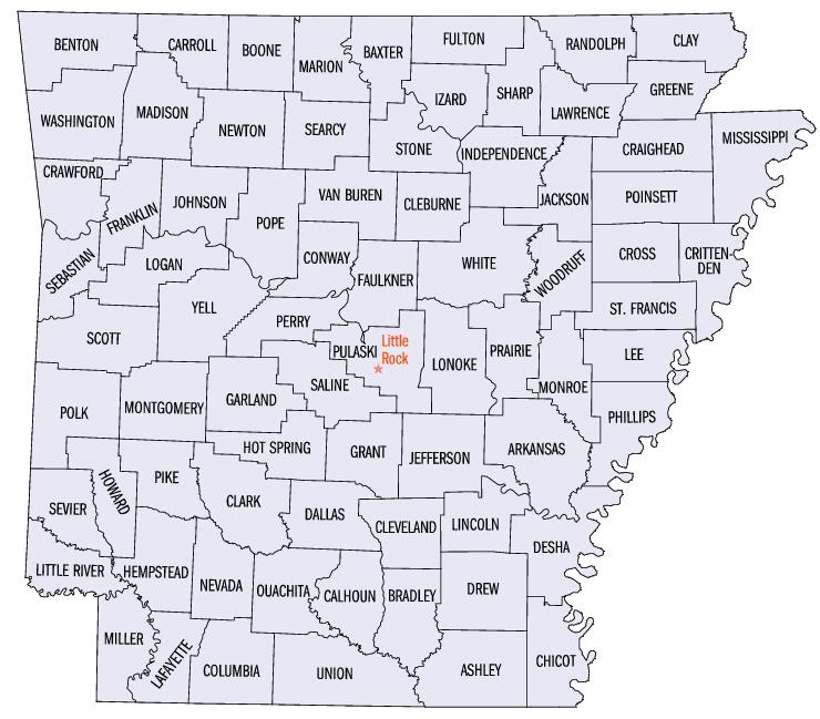 Arkansas Private Schools by County