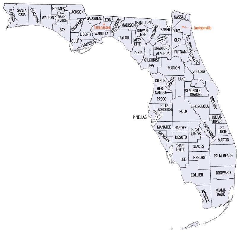 Florida Private Schools by County