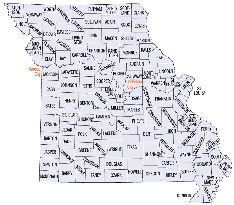 Missouri Private Schools by County